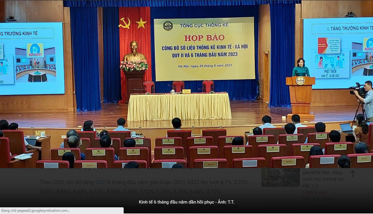 Vietnam’s H1 GDP growth second lowest in 2011-23 period
