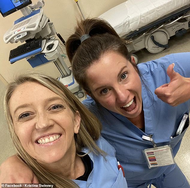 Friend and colleague Kristina Swinney (left) said Smith 'wouldn't let anyone have a bad day'