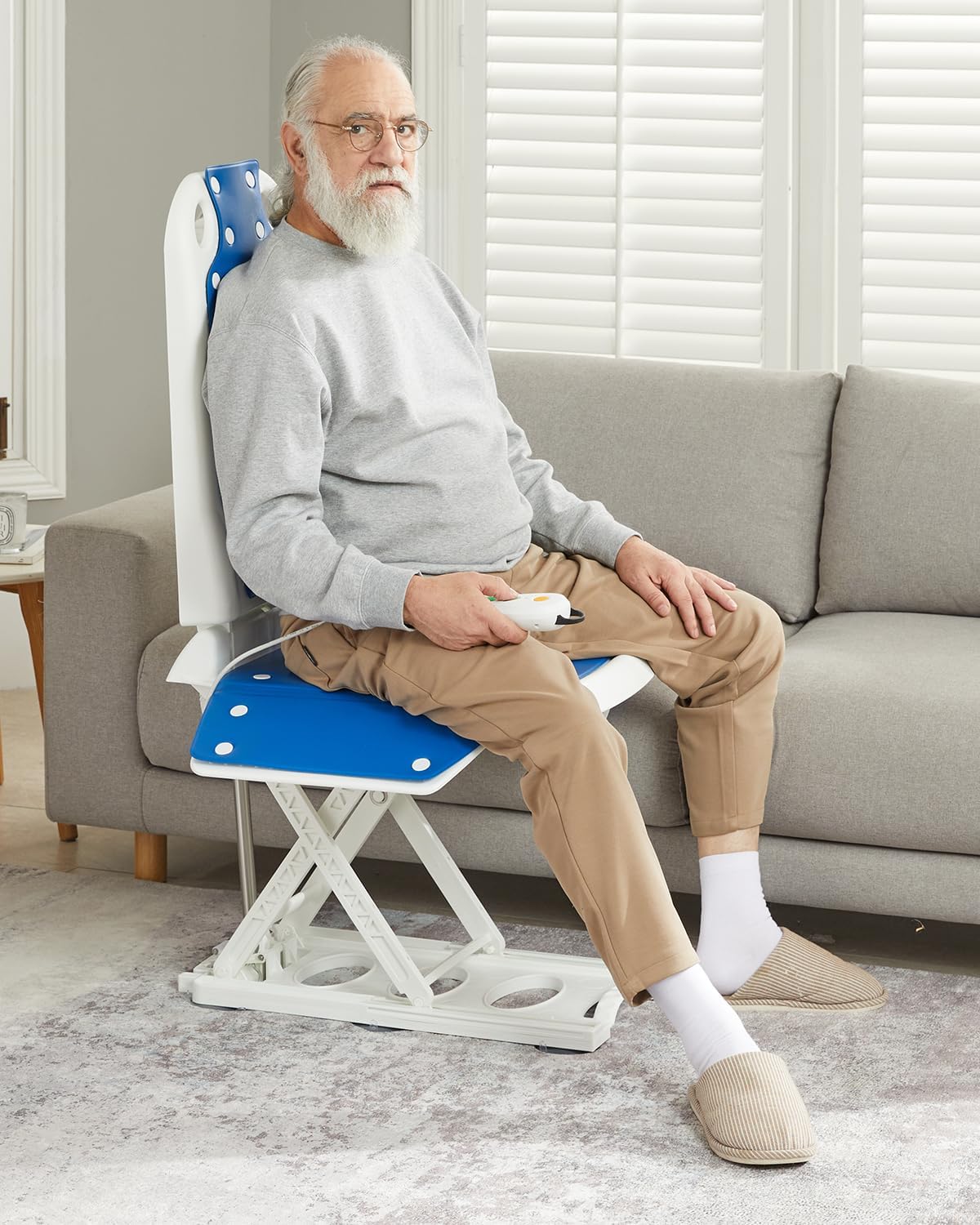 Mua Electric Chair Lift, Get Up from Floor, Floor Lift for Elderly, Can be  Raised to 20”, Help You Stand Up Again, Support Up to 300 LBS, Item Weight  30 LBS trên