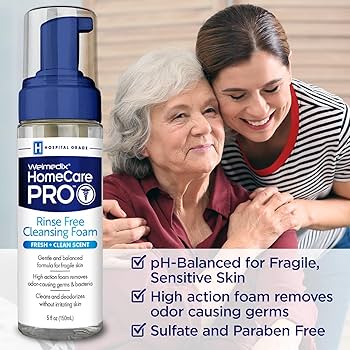 Amazon.com : Welmedix Rinse Free Cleansing Foam, 3 in 1 Body Wash, Shampoo  and Personal Cleanser for Elderly, Incontinence and Infant Care, Hospital  Grade, Sulfate Free, Paraben Free (Pack of 3) : Health & Household