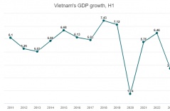 Vietnam’s GDP grows by 3.72% in first half Vietnam’s GDP grows by 3.72% in first half