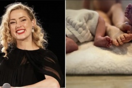Amber Heard announces she's welcomed twins in heartwarming post