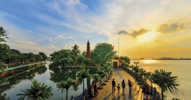 Hanoi is one of the most popular vacation spots for local visitors