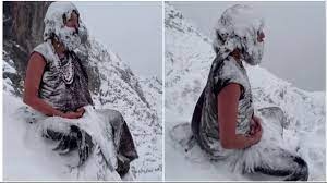 Fact Check: Unraveling Truth Behind Viral Video Of Yogi Meditating In Snow-Clad Himachal Mountain